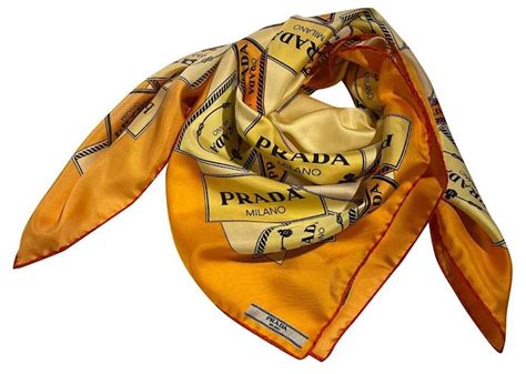 small prada silk scarf|Prada scarf women.